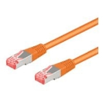 Goobay Wentronic goobay - Netzwerkkabel - RJ-45 (M) bis RJ-45 (M) - 1,5m - SFTP, PiMF - CAT 6a - halogenfrei, geformt