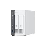 Qnap Nas Ts-216G 2-Bay Arm 4C 2.0Ghz  2 X Sata 6Gb/S 3.5/2.5 4Gb Ram On-Board 1 X Gbe 1 X 2.5