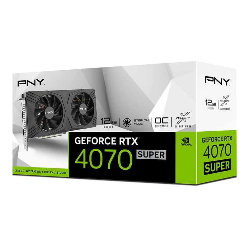 Pny-Vga-Geforce-Rtx-4070-Super--Rtx-4070-Super-12Gb-Verto-Dual-Fan-Dlss-3