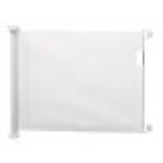 Slome Cancelletto per bambini a rullo regolabile, bianco 130x8cm h88cm Slome