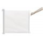 Slome Cancelletto per bambini a rullo regolabile, bianco 130x8 h88cm Slome