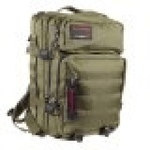 Ravizzoni Zaino multiuso da viaggio tempo libero, leggero 30x26x50cm Muntain poliestere verde