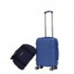 Ravizzoni Valigia Trolley rigida, ABS 40x20x55cm, blu, ruote, maniglie, borsoncino Ravizzoni Naluna