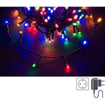 Bizzotto Luci Natale 500 LED Multicolore, Filo Verde 5mm, IP44 (6 Pezzi)