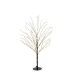 Bizzotto Albero di Natale bunch marrone 360 microLED classico H90