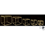 Bizzotto Set di 5 Cubi Luminosi con 1740 MicroLED Classic