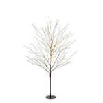 Bizzotto Albero di Natale bunch marrone 360 microLED classico H120