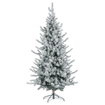 Bizzotto Albero di Natale Slim Serrone ghiacciato H210 con 918 rami