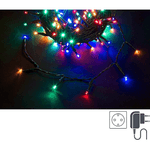 Bizzotto Luci Natale 500 LED Multicolore, Filo Verde 3mm, IP44 (6 Pezzi)