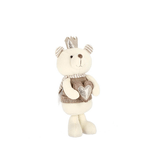 Bizzotto Orso Kary Statua Gonna Beige Altezza 42cm (4 Pezzi)