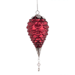 Bizzotto Pendaglio Fascinate Pigna Rosso D110mm (6 Pezzi)