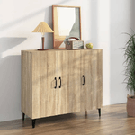 VidaXL Credenza Rovere Sonoma 90x34x80 cm in Legno ingegnerizzato