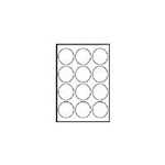 Avery L7670Y - Neongelb - 63,5 mm (rund) 300 Etikett(en) (25 Bogen x 12) runde Etiketten