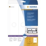 HERMA Special - Permanent self-adhesive matte opaque file folder paper labels - weiß - 63 x 297 mm