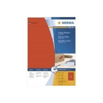 HERMA Special - Permanent selbstklebende, matte Papieretiketten - Rot - 70 x 37 mm - 2400 Etikett(en