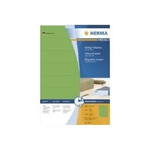 HERMA Special - Permanent selbstklebende, matte Papieretiketten - grün - 105 x 37 mm 1600 Etikett(en