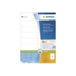 HERMA Premium - Permanent selbstklebende, matte laminierte Adressetiketten aus Papier - weiß - 99