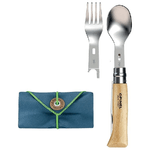 Opinel Picnic+ Utensil Grigio, Legno