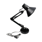 Trade Shop Traesio-lampada Da Scrivania Con Braccio Snodabile Attacco E27 Luce Tavolo Per Ufficio -