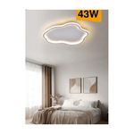 Trade Shop Traesio-plafoniera Led Lampada Soffitto Moderna Ondulata Luce Fredda Naturale Calda C48 -