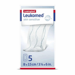 Leukoplast Leukomed Skin Sensitive Medicazione Adesiva Misura 8x15cm, 5 Pezzi