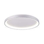 Trade Shop Traesio-plafoniera Moderna Tonda Led Cct 60 W 3000k 4000k Soffitto Lampada Parete 80 Cm -