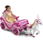 MANDELLI CARROZZA CON CAVALLO ELETTRICA DELLE PRINCIPESSE DISNEY