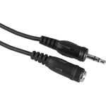 Hama 00205105 cavo audio 5 m 3.5mm Nero (Hama 3.5mm Jack Stereo Cable Male to Male 5 Metre)