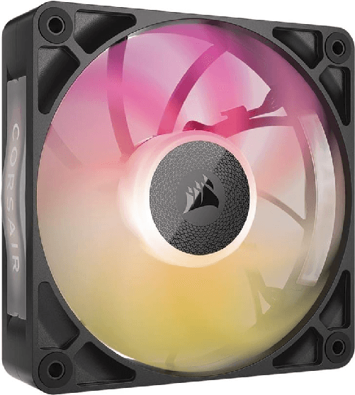 Corsair  Der CORSAIR iCUE Link RX120 MAX Expansion Gehäuselüfter verbessert die Kühlleistung und sorgt für