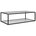 VidaXL 322902 vidaXL Coffee Table Transparent 120x60x35 cm Tempered Glass