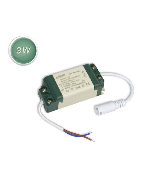 Trade Shop Traesio-driver Alimentatore Led Trasformatore 3 7 12 18 24 W Stabilizzato Corrente Faro -
