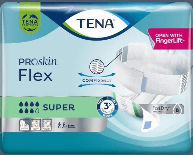 TENA FLEX SUPER TG. M DA 30 PEZZI PANNOLONI A CINTURA
