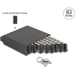 Delock 5.25? Wechselrahmen f¼r 8 x M.2 NVMe SSD mit Slim SAS SFF-8654 Anschluss (47129)