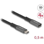 Delock Cavo di prolunga USB da 10 Gbps Spina USB Type-C da 05 m in metallo grigio