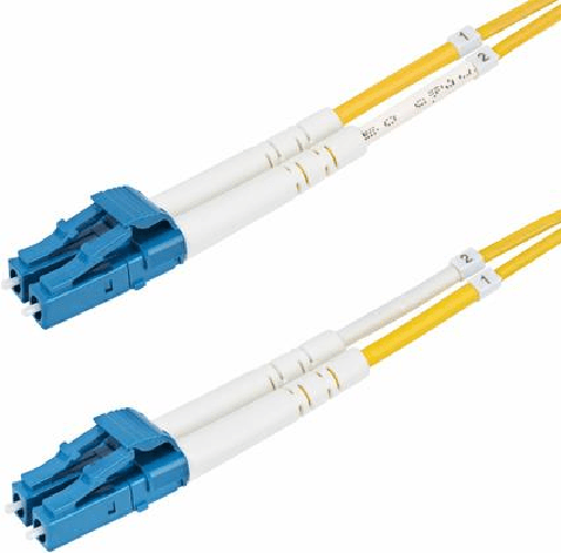 StarTech.com Cavo in fibra ottica duplex monomodale OS2 da LC a LC UPC da 30m 9/125m 10G Insensibile alla