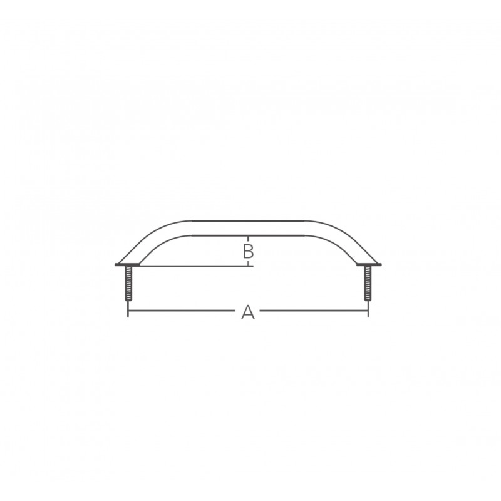 MANIGLIA INOX 316 MM.458