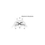 CANALINA RADIAL MM.40 MT 2