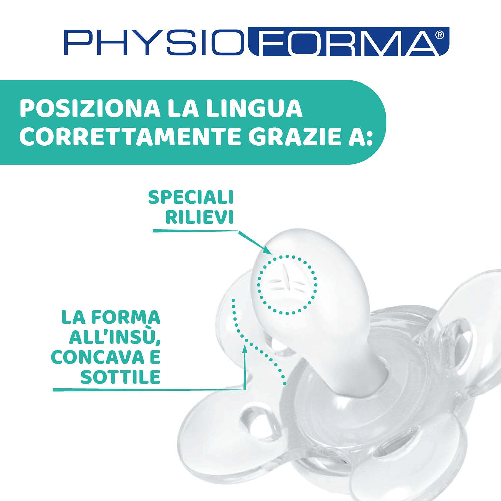 Succhietto marca Chicco modello 74935.410, rosa e bianco