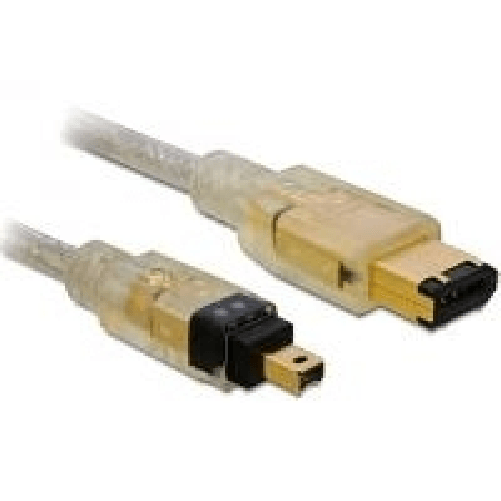 DeLOCK---IEEE-1394-Kabel---FireWire-6-polig--M----FireWire-4-polig--M----1-m---IEEE-1394--