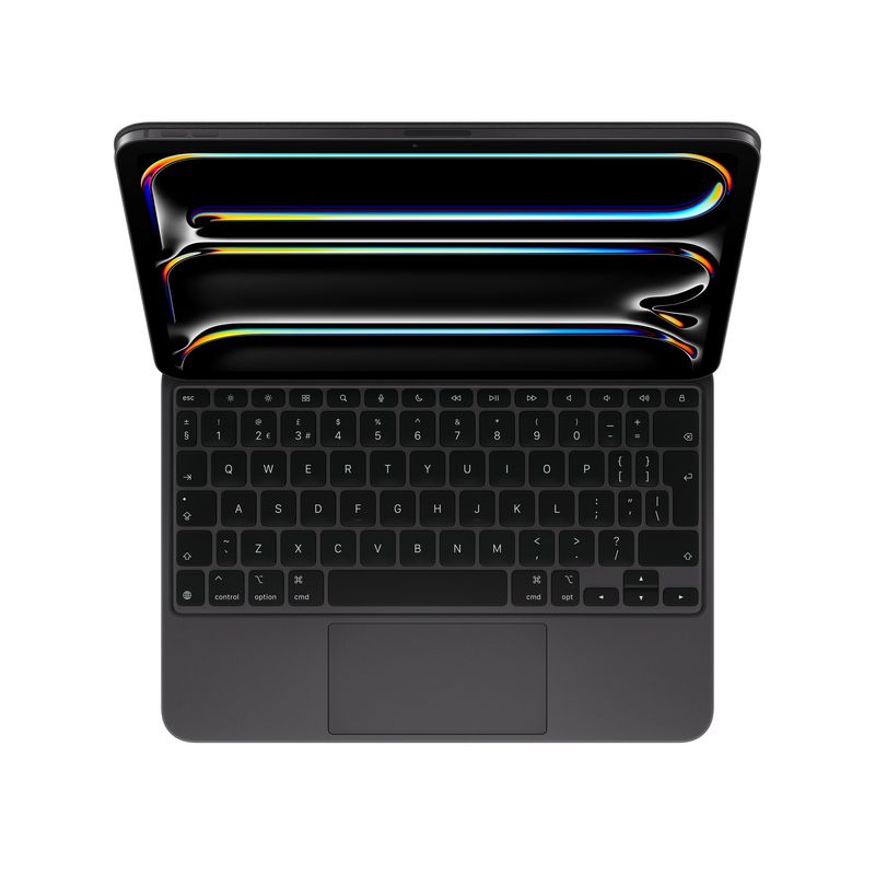 Apple-Magic-Keyboard-Nero-QWERTY-Inglese-UK--MAGIC-KEYBOARD-FOR-IPAD-PRO---11INCH-M4---BRITISH-ENGLISH------Versione-UK