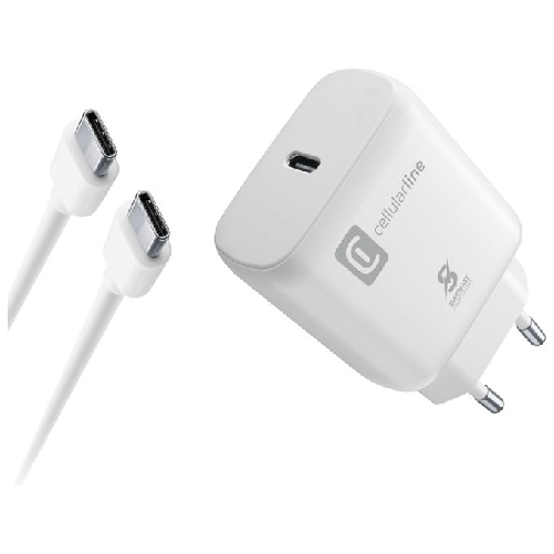 Cellularline-Super-Fast-Charger-Kit-25W---USB-C-to-USB-C---Samsung