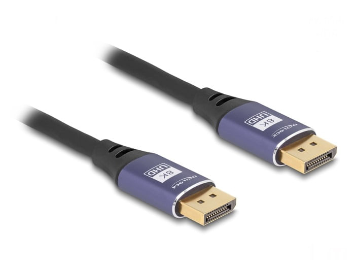 Delock-Cavo-DisplayPort-8K-60-Hz-1-m-lilla-metallo
