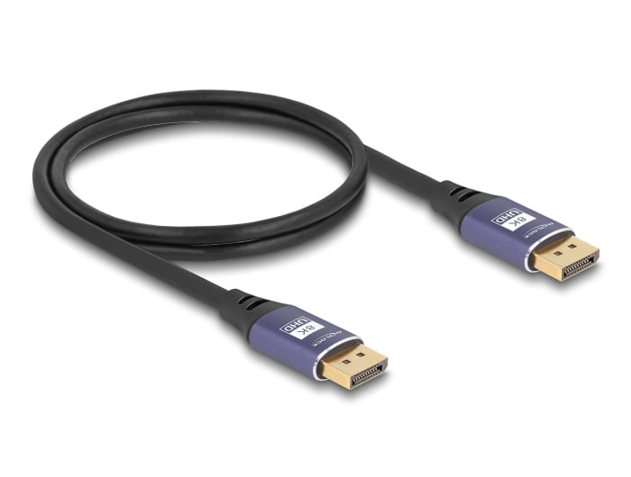 Delock-Cavo-DisplayPort-8K-60-Hz-1-m-lilla-metallo