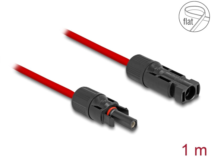 Delock-Cavo-a-nastro-solare-DL4-maschio-femmina-1-m-rosso--60676-