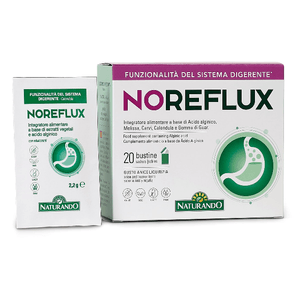 noreflux - integratore alimentare in bustine con edulcoranti, la melissa e il