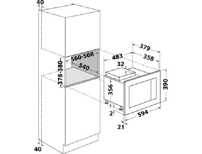 Microonde-da-Incasso-Hotpoint-MF25G-IX-HA---Inox
