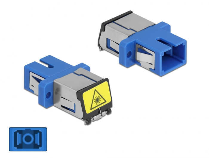 DeLOCK---Accoppiatore-di-rete---SC-single-mode--W--a-SC-single-mode--W----fibra-ottica---simplex---blu--86888-