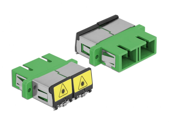 DeLOCK---Accoppiatore-di-rete---SC-single-mode--W--a-SC-single-mode--W----fibra-ottica---duplex---verde--86892-