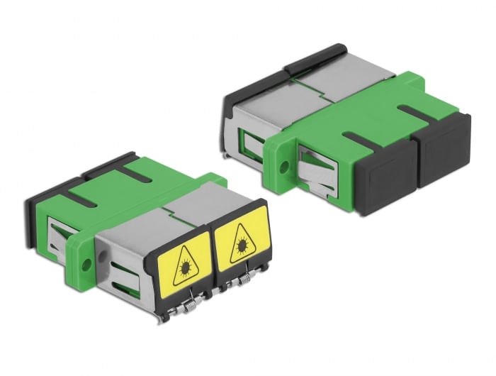 DeLOCK---Accoppiatore-di-rete---SC-single-mode--W--a-SC-single-mode--W----fibra-ottica---duplex---verde--86892-