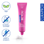 Curaprox Be You Dentifricio sbiancante all'anguria con sapore di anguria, al mentolo, vegano, 950 ppm, fluoro RDA 50, rosa, 60 ml